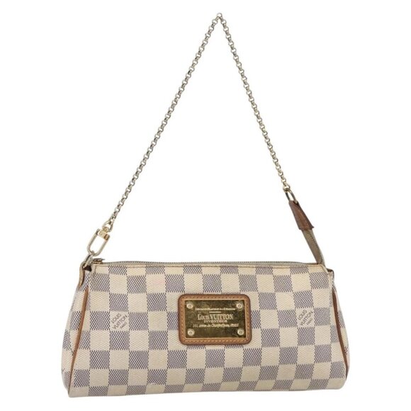 LOUIS VUITTON Damier Azur Eva Shoulder Bag 2way N55214 LV Auth 149303 - Picture 2 of 16